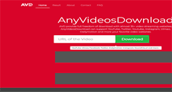 Desktop Screenshot of anyvideosdownload.com